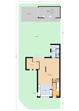 Floorplan - Verlengde Oostsingel 51, 3751 VN Bunschoten-Spakenburg